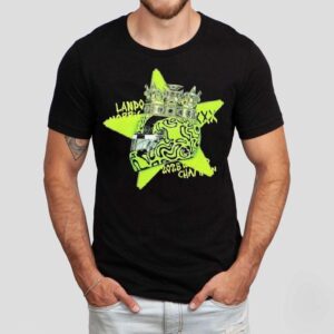 Lando Norris 2025 World Champions Helmet Crown Shirt 1 Lando Norris World Champions Helmet Crown Tshirt