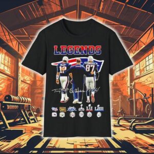 Legends New England Patriots Super Bowl Champions Signatures Shirt