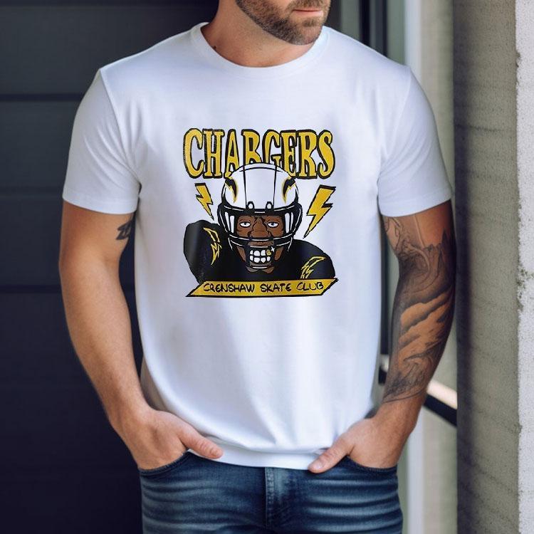 Los Angeles Chargers Crenshaw Skate Club Art Shirt Los Angeles Chargers Crenshaw Skate Club Art Shirt
