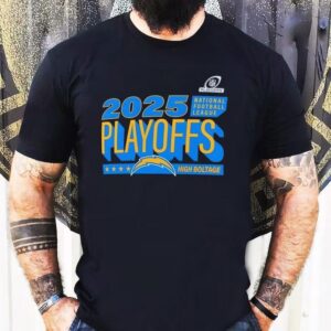 Los Angeles Chargers Nfl Playoffs High Boltage 2025 Shirt