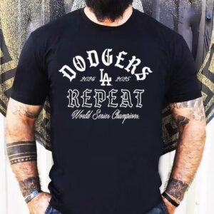Los Angeles Dodgers Repeat World Series Champions 2024 2025 Shirt