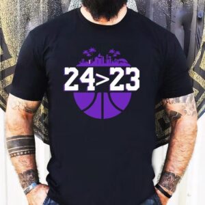 Los Angeles Lakers 24 – 23 City Skyline Shirt
