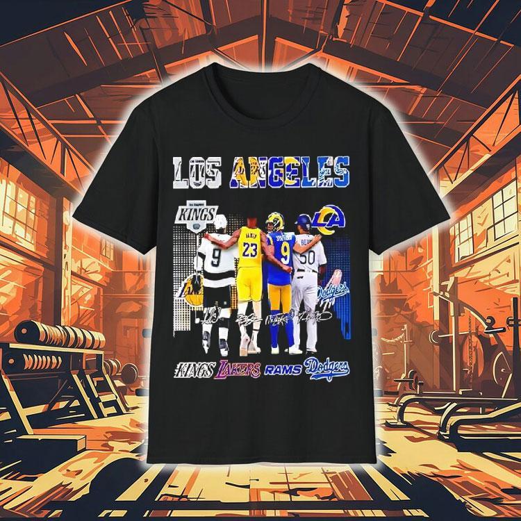 Los Angeles Professional Sports Teams And Players Kings Lakers Rams And Dodgers Shirt Los Angeles Professional Sports Teams And Players Kings Lakers Rams And Dodgers Shirt