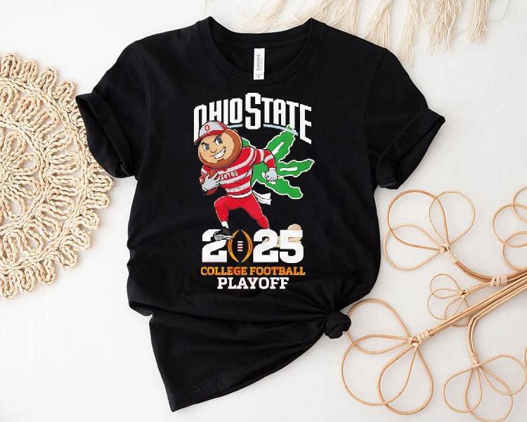 Mascot 2025 College Football Playoff Ohio State Buckeyes Shirt Mascot 2025 College Football Playoff Ohio State Buckeyes Shirt
