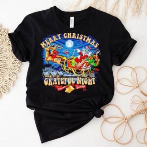 Merry Christmas Sleigh And A Grateful Dead Steal Night Seasons Greetings Shirt