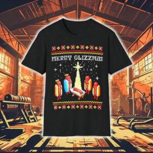 Merry Glizzmas Christmas Hotdog Shirt