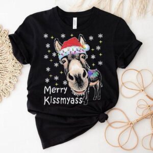 Merry Kissmyass Donkey Shirt