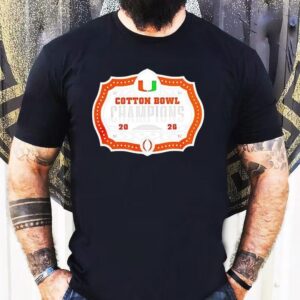 Miami Hurricanes 2026 Cotton Bowl Champions Shirt