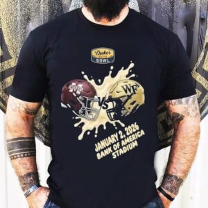Mississippi State Bulldogs Vs Wake Forest Demon Deacons On January 2 2026 Duke’s Mayo Bowl At Bank Of America Stadium Helmet Head To Head Shirt