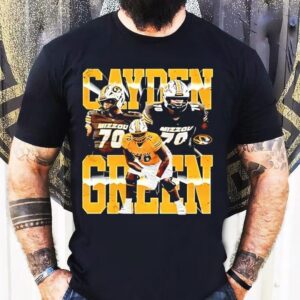 Mizzou Tigers Nil Cayden Green #70 Player Shirt