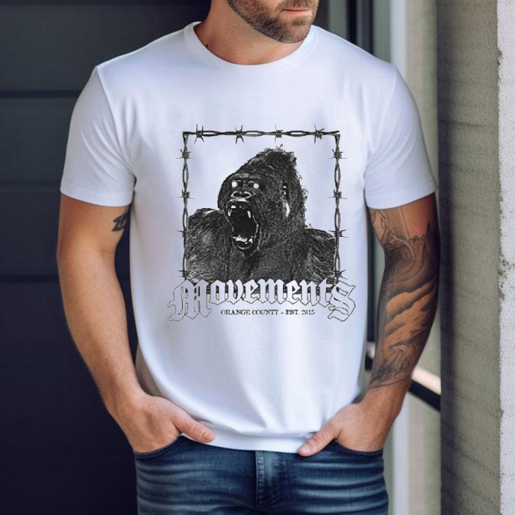 Movements Orange County Est 2015 Gorilla Shirt Movements Orange County Est 2015 Gorilla Shirt