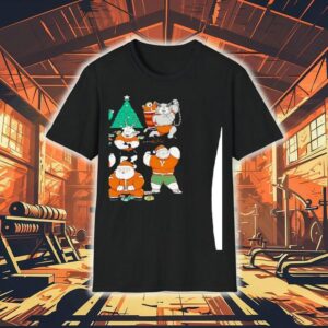 Muscular Icons Of The Christmas Season Featuring Santa Claus Krampus The Grinch And More Shirt