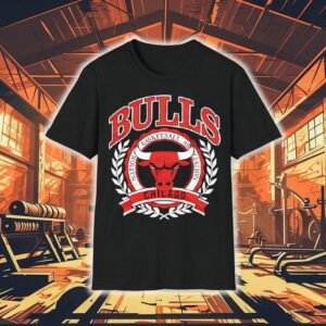 Naional Basketball Association Chicago Bulls Crest Logo Shirt