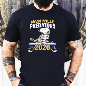 Nashville Predators Hockey Snoopy Peanuts 2026 Shirt