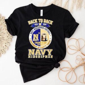 Navy Midshipmen Football Commander-in-chief’s Trophy Back To Back Shirt