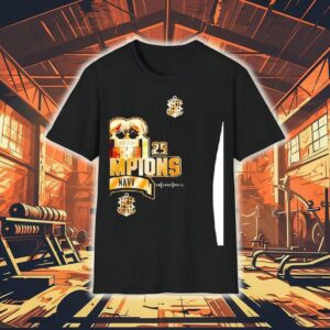 Navy Midshipmen Special Cic Trophy Champions 2025 Shirt