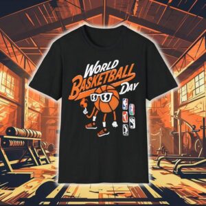 Nba World Basketball Day Graphic Logo Shirt