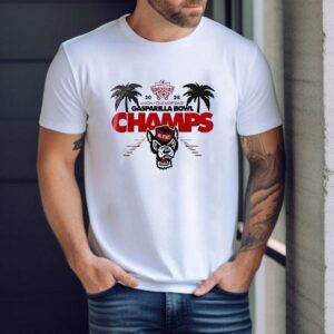 Nc State Wolfpack Union Home Mortgage Gasparilla Bowl Champions Mascot Shirt