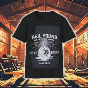 Neil Young And Chrome The Hearts Love Earth Tour 2025 Shirt