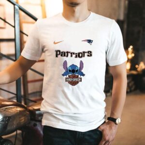 New England Patriots X Stitch Harley Davidson Shirt