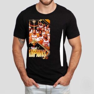 New York Knicks Team Emirates Nba Cup Champions 2025 Shirt