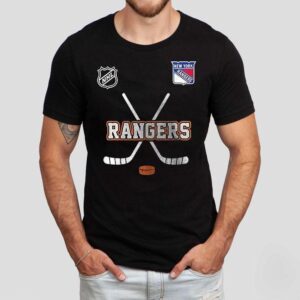 New York Rangers X Motorcyles Harley Davidson Skeleton Tshirt