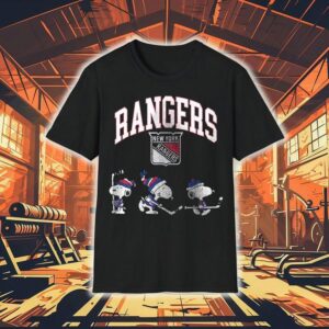 New York Rangers X Peanuts Snoopy No Bs Hockey Shirt