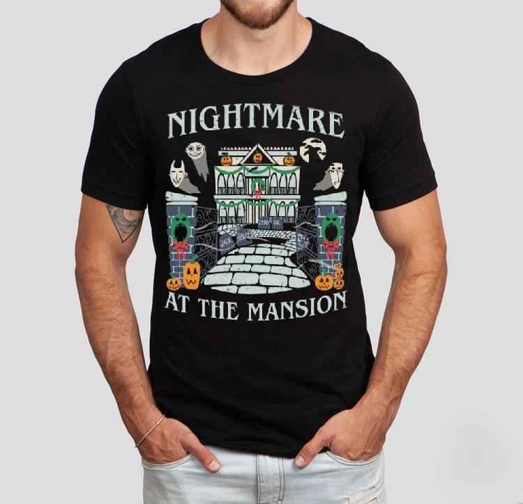 Nightmare At The Mansion Before Christmas Haunted Mansion Disney Parks Shirt Nightmare At The Mansion Before Christmas Haunted Mansion Disney Parks Shirt