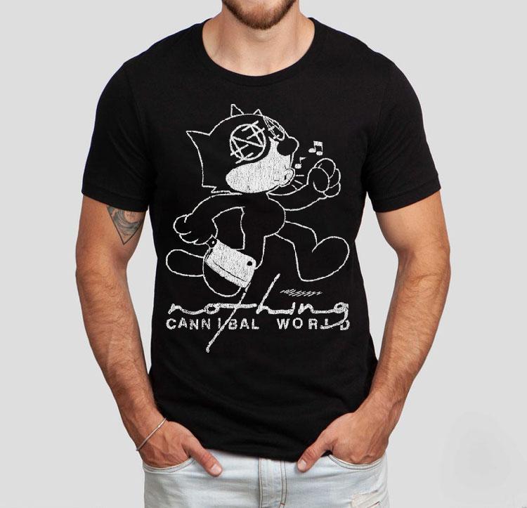 Nothing Cannibal World Cat The Felix Knife Shirt Nothing Cannibal World Cat The Felix Knife Shirt