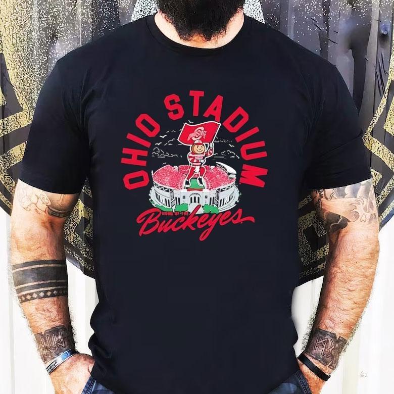 Ohio State Buckeyes Mascot In Stadium Shirt Ohio State Buckeyes Mascot In Stadium Shirt