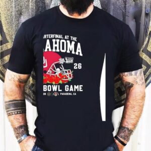 Oklahoma Sooners Rose Bowl Game 2026 Cfp Quarterfinal At The Pasadena La Shirt