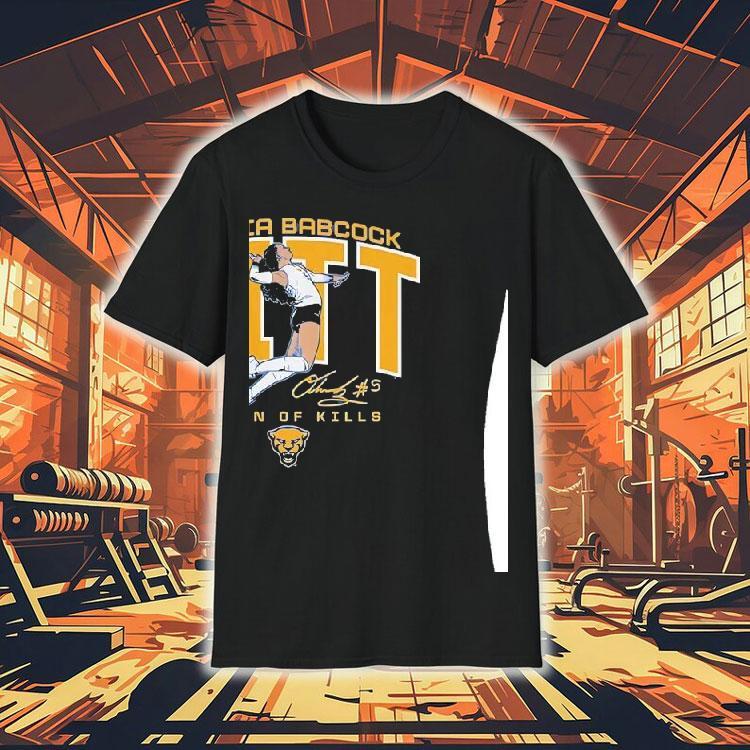 Olivia Babcock Queen Of Kills Pittsburgh Panthers Volleyball Signature Shirt Olivia Babcock Queen Of Kills Pittsburgh Panthers Volleyball Signature Shirt