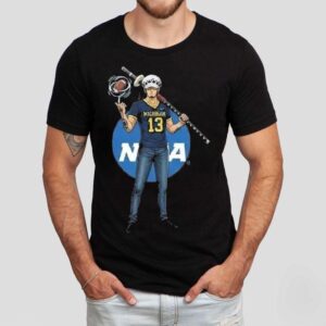 One Piece X Michigan Wolverines Trafalgar D. Water Law Ncaa College Football Playoff Bowl Season 2025-26 Shirt 1 One Piece X Michigan Wolverines Trafalgar D Water Law Ncaa College Football Playoff Bowl Season Tshirt