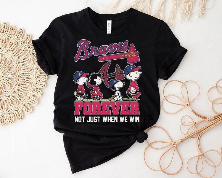 Peanuts X Atlanta Braves Abbey Road Forever Not Just When We Win Shirt Peanuts X Atlanta Braves Abbey Road Forever Not Just When We Win Shirt