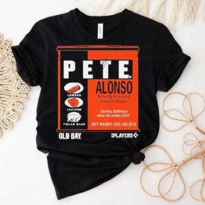 Pete Alonso Old Bay Can Baltimore Perfectly Seasoned Baseball Player Shirt