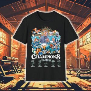Philadelphia Eagles Nfc East 2025 Champions Road To Super Bowl Shirt