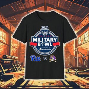 Pittsburgh Panthers Vs East Carolina Pirates Football Military Bowl 2025 Shirt