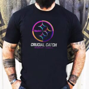 Pittsburgh Slers Crucial Catch Intercept Cancer Colorful Logo Shirt