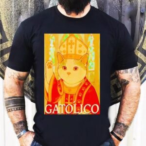 Pope Cat Gatolico Shirt