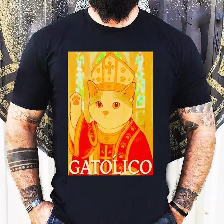 Pope Cat Gatolico Shirt Pope Cat Gatolico Shirt