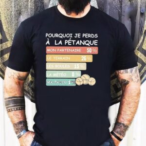 Pourquoi Je Perds A La Petanque Shirt