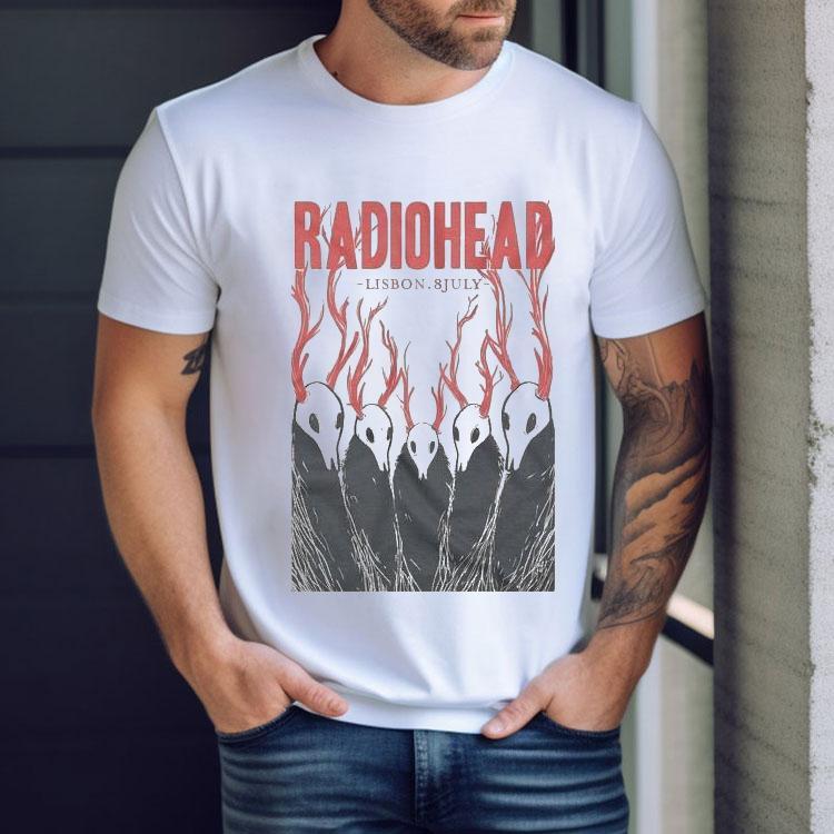 Radiohead Lisbon 8 July Shirt Radiohead Lisbon 8 July Shirt