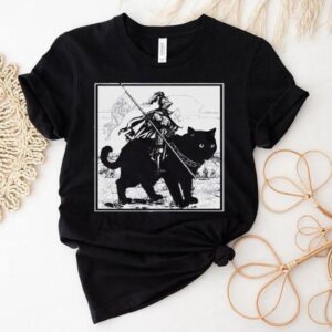 Renaissance Fair Knight Cat Rider Shirt