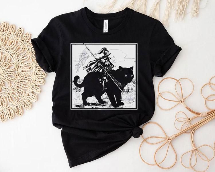 Renaissance Fair Knight Cat Rider Shirt Renaissance Fair Knight Cat Rider Shirt