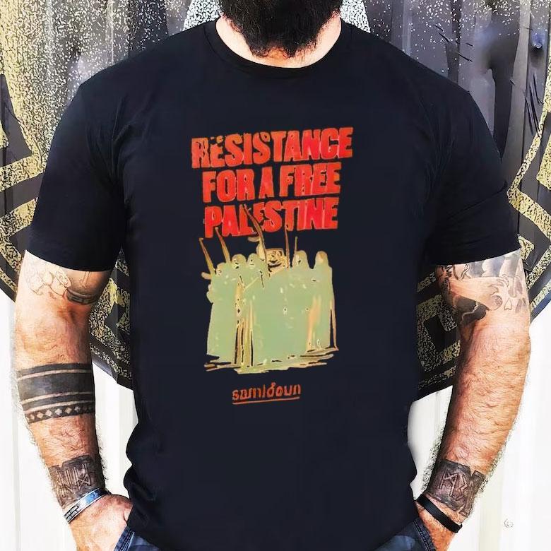 Resistance For A Free Palestine Graphic Shirt Resistance For A Free Palestine Graphic Shirt