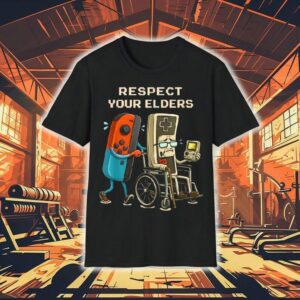 Respect Your Elders Gaming Gamer Shirt