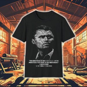 Rip Charlie Kirk The Greatness Of Our Nation Lies In The Power And Potential Of Its Individuals Shirt