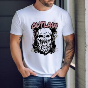 Robert Oberst Outlaw Skull Lightning And Dumbell Shirt 1 Robert Oberst Outlaw Skull Lightning And Dumbell Tshirt