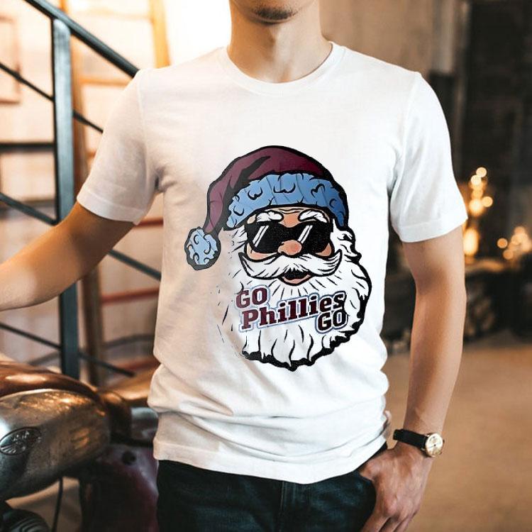 Santa Claus X Philadelphia Phillies Go Phillies Go Naseball 2025 Christmas Shirt Santa Claus X Philadelphia Phillies Go Phillies Go Naseball 2025 Christmas Shirt