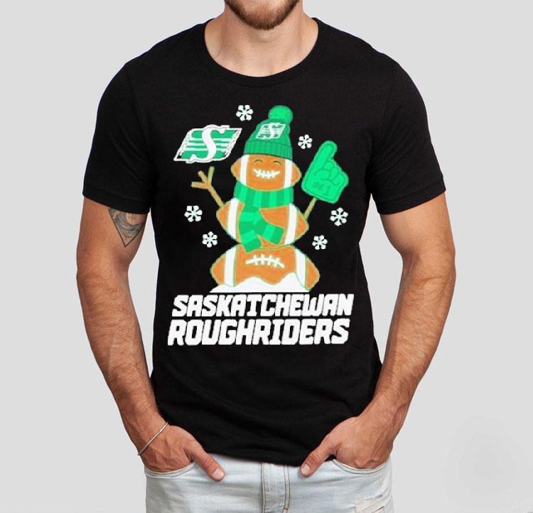 Saskatchewan Roughriders The Rider Snowman Christmas Shirt Saskatchewan Roughriders The Rider Snowman Christmas Shirt